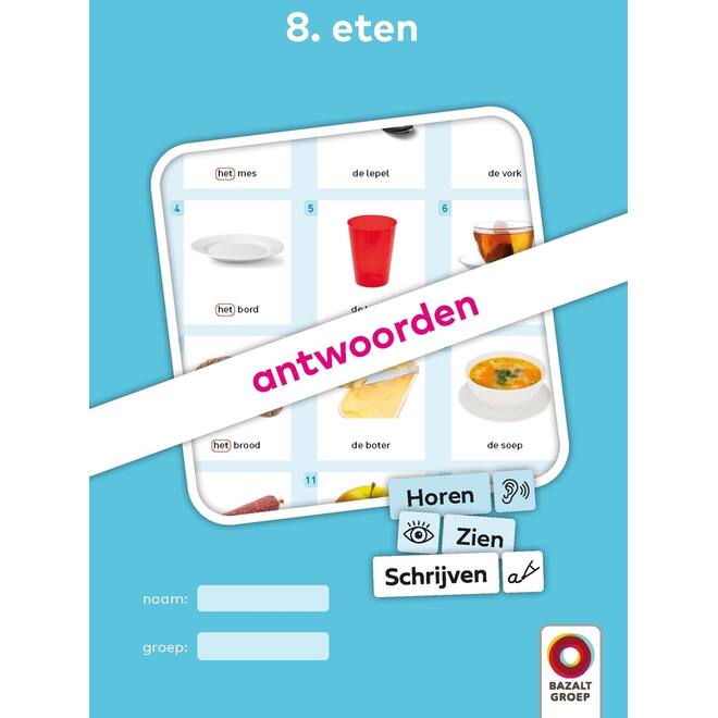Horen, Zien en Schrijven 2 Antwoordenboeken niveau 1 (Startboek, 1-8)