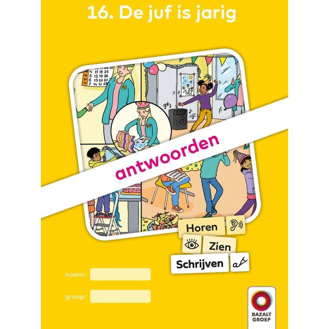 Horen, Zien en Schrijven 2 Antwoordenboeken niveau 2 (9-16)