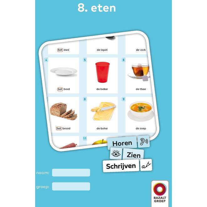Horen, Zien en Schrijven 2 Werkboek 8 (niveau 1)