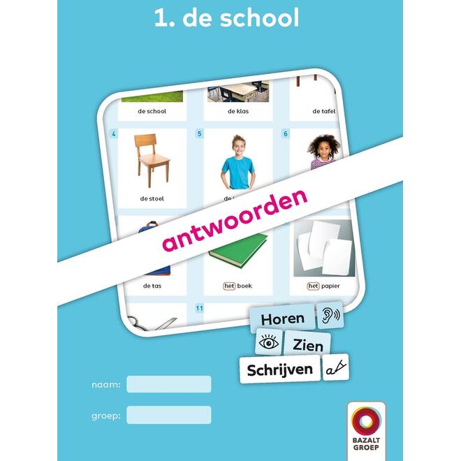 Horen, Zien en Schrijven 2 Antwoordenboek 1 (niveau 1)