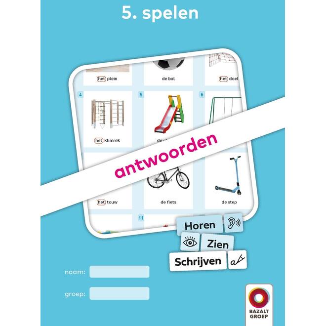 Horen, Zien en Schrijven 2 Antwoordenboek 5 (niveau 1)