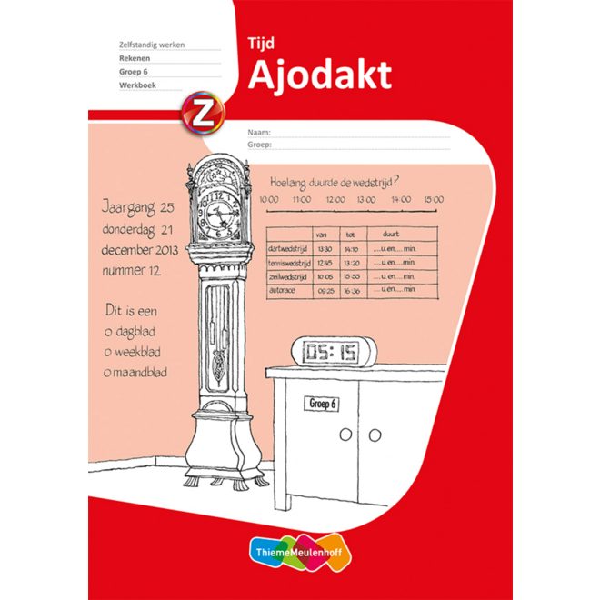 Tijd werkboek groep 6 (5 stuks)