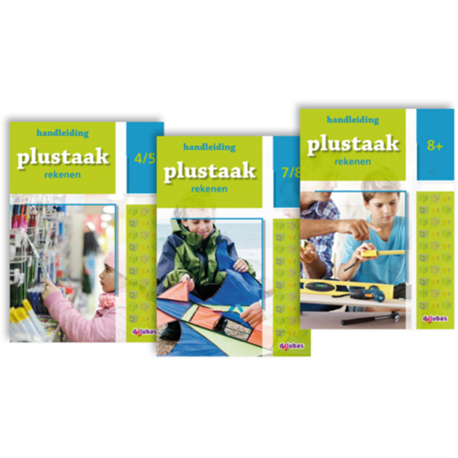 Plustaak rekenen groep 2-8 handleidingen serie B