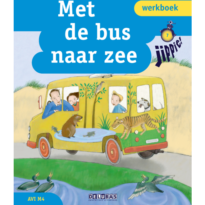Jippie werkboek 7 - met de bus naar zee - avi M4 (5 stuks)