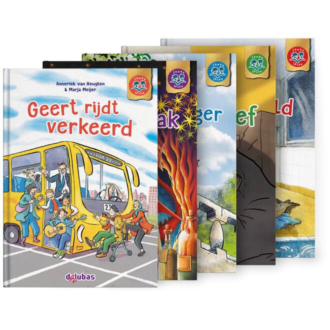 Samenleesboeken E3 pakket 2 tutorlezen (5 boeken)