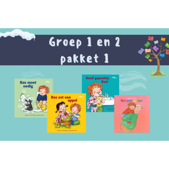 Winterleespakket Bas thema gezondheid gr 1/2: 4 boeken