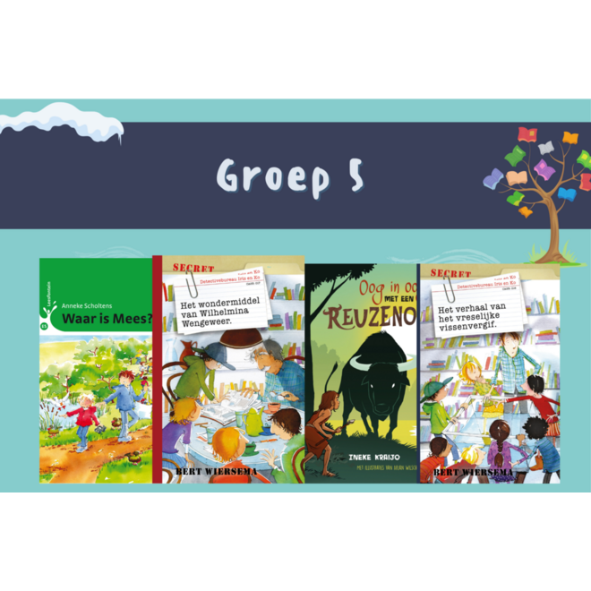 Winterleespakket M5/E5 gr 5: 4 boeken