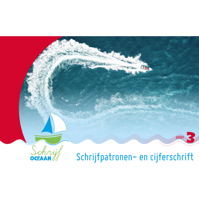 SchrijfOceaan groep 3 Cijfer- schrijfpatronenschrift (5 stuks)
