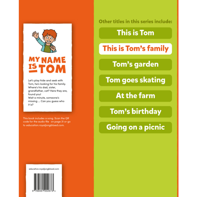 My name is Tom 2 prentenboek This is my family
