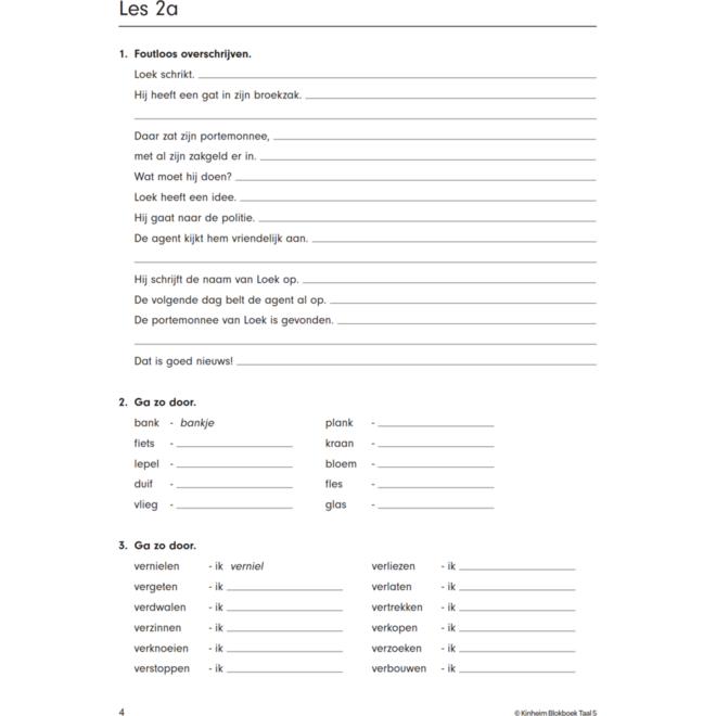 Blokboek taal groep 5