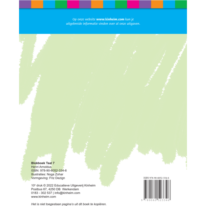 Blokboek taal groep 7
