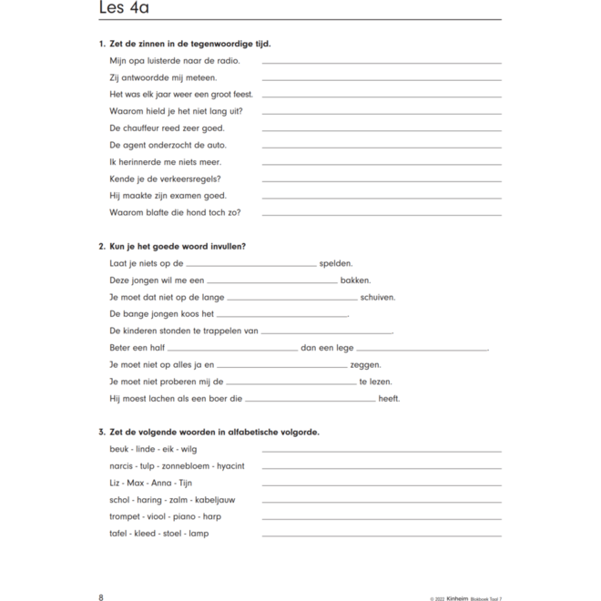 Blokboek taal groep 7