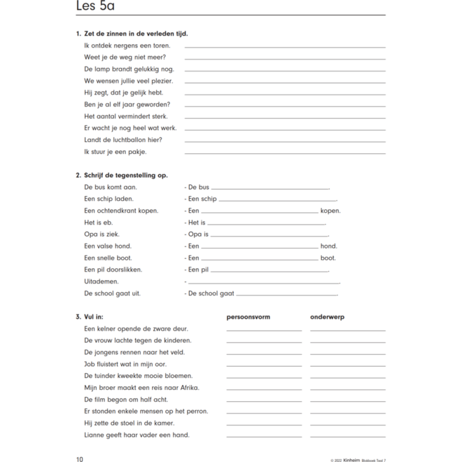 Blokboek taal groep 7