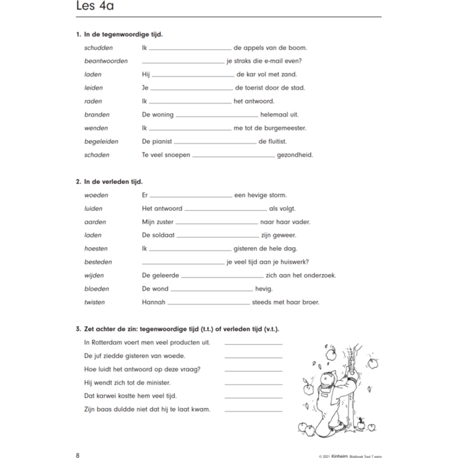 Blokboek taal groep 7 extra (5 stuks)