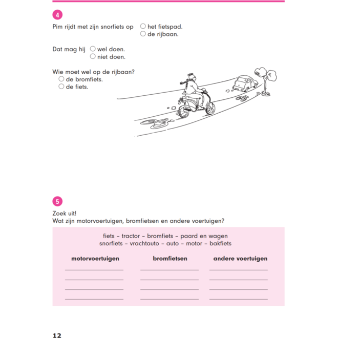 Blokboek verkeer groep 5