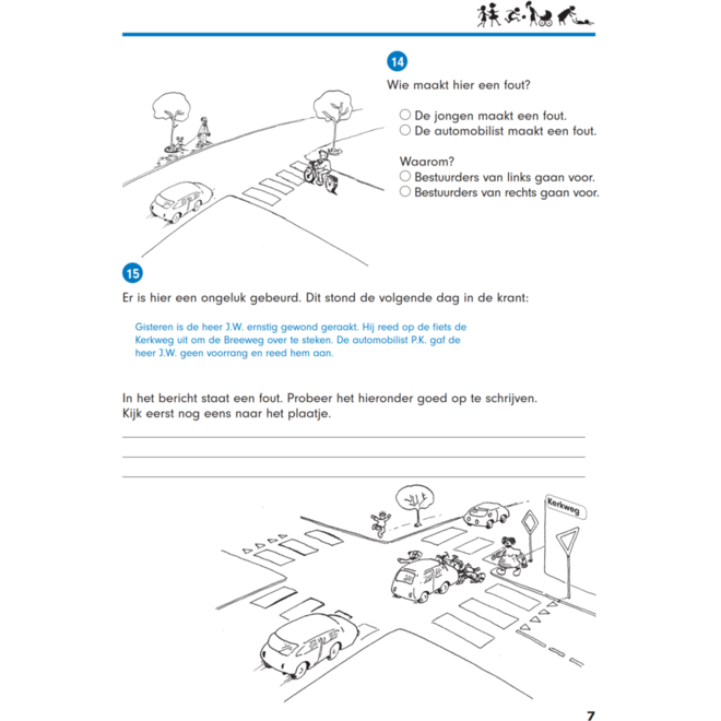 Blokboek verkeer groep 6 (5 stuks)