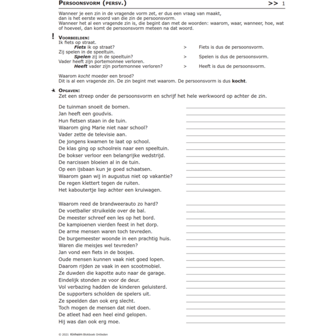 Blokboek ontleden (5 stuks)