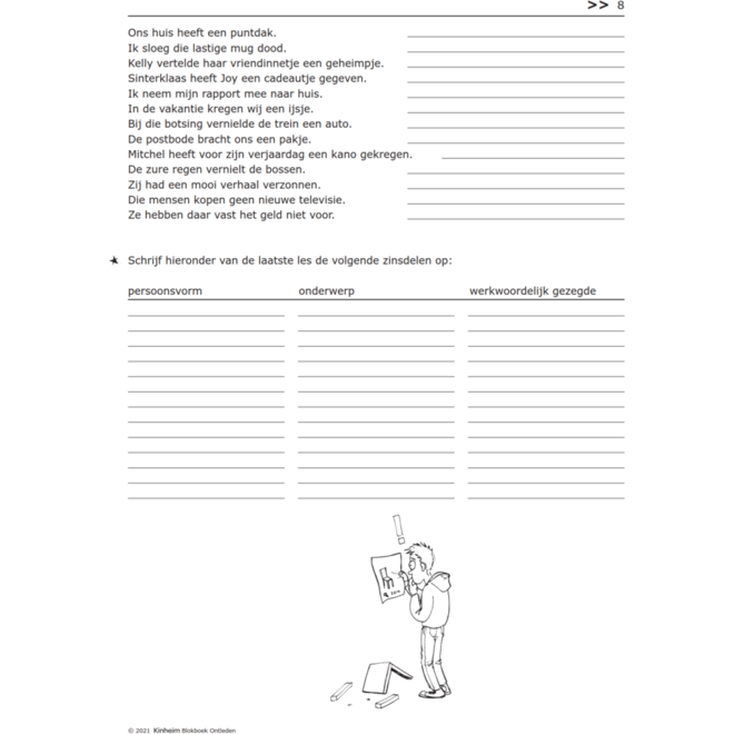 Blokboek ontleden (5 stuks)