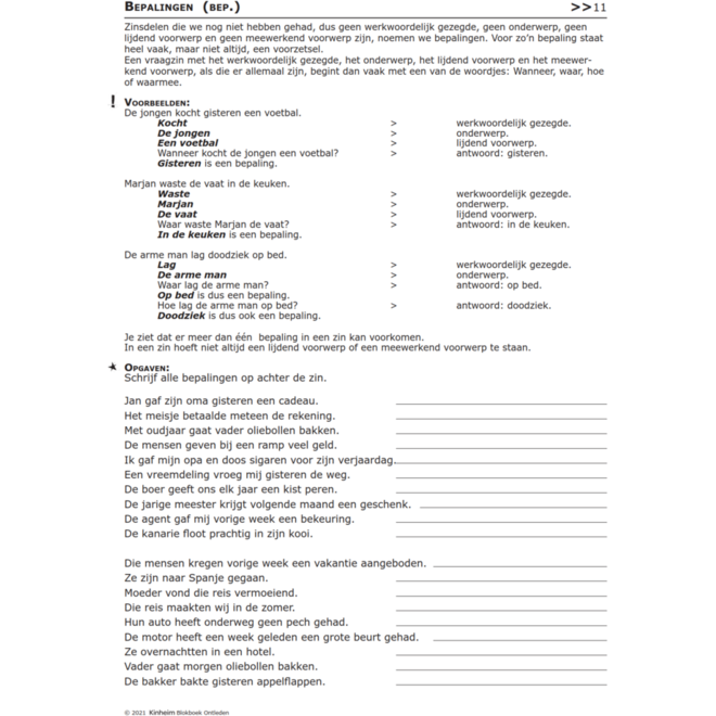 Blokboek ontleden (5 stuks)