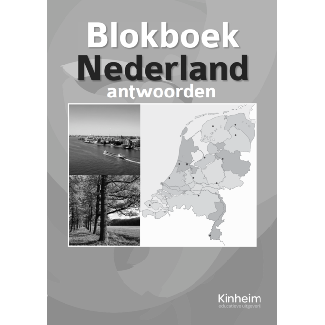 Blokboek aardrijkskunde Nederland antw. herziene uitgave