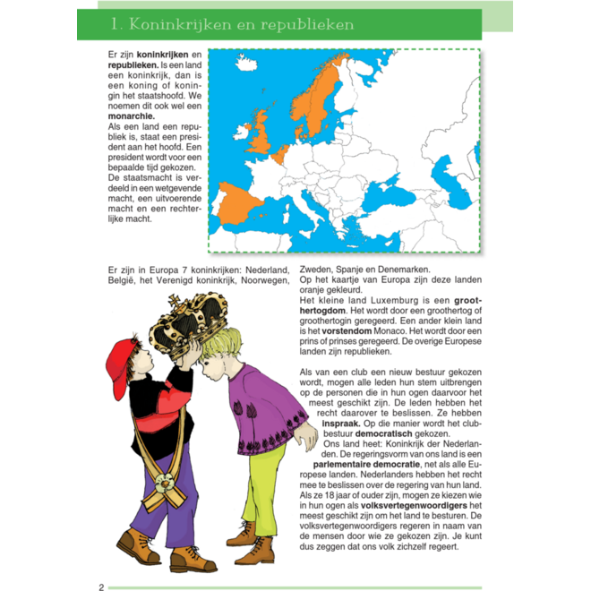Blokboek staatsinrichting (5 stuks)
