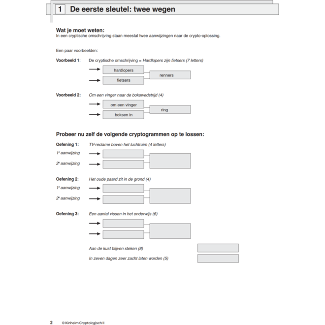 Cryptologisch 2 (incl. antw.) (5 stuks)