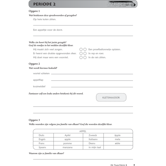 Taaltrein B groep 5-6 (5 stuks)