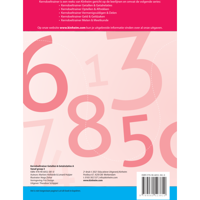 Kerndoeltrainer Getallen & Getalrelaties A (5 stuks)
