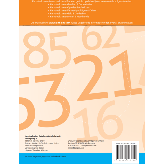 Kerndoeltrainer Getallen & Getalrelaties B (5 stuks)