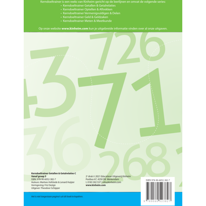 Kerndoeltrainer Getallen & Getalrelaties C (5 stuks)