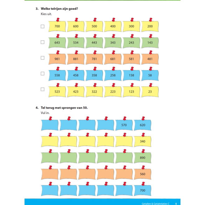 Kerndoeltrainer Getallen & Getalrelaties C (5 stuks)