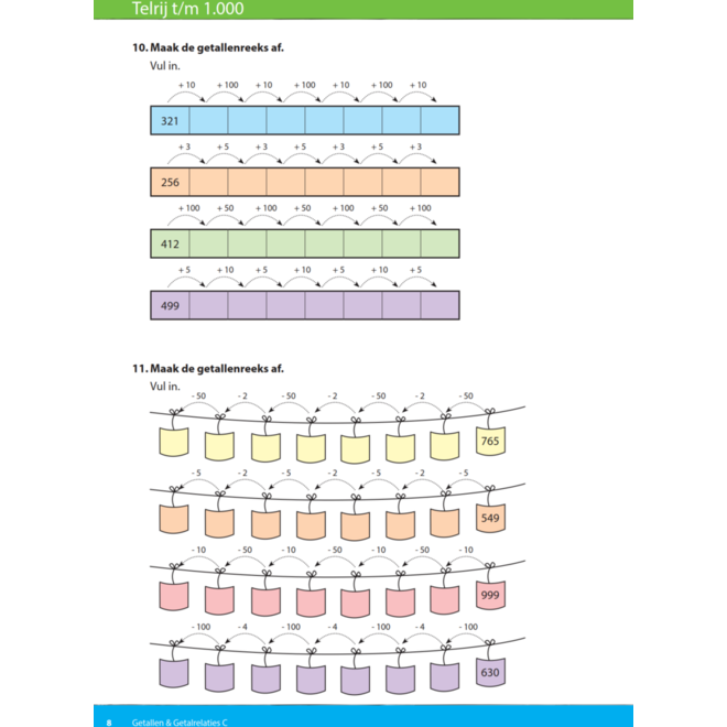 Kerndoeltrainer Getallen & Getalrelaties C (5 stuks)