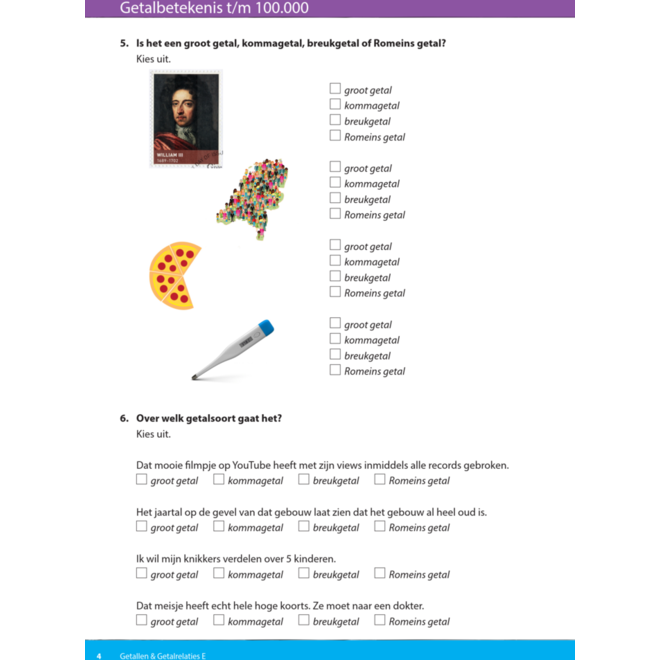 Kerndoeltrainer Getallen & Getalrelaties E (5 stuks)