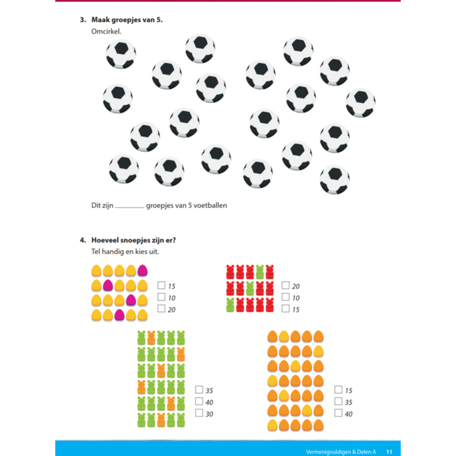 Kerndoeltrainer Vermenigvuldigen & Delen A (5 stuks)