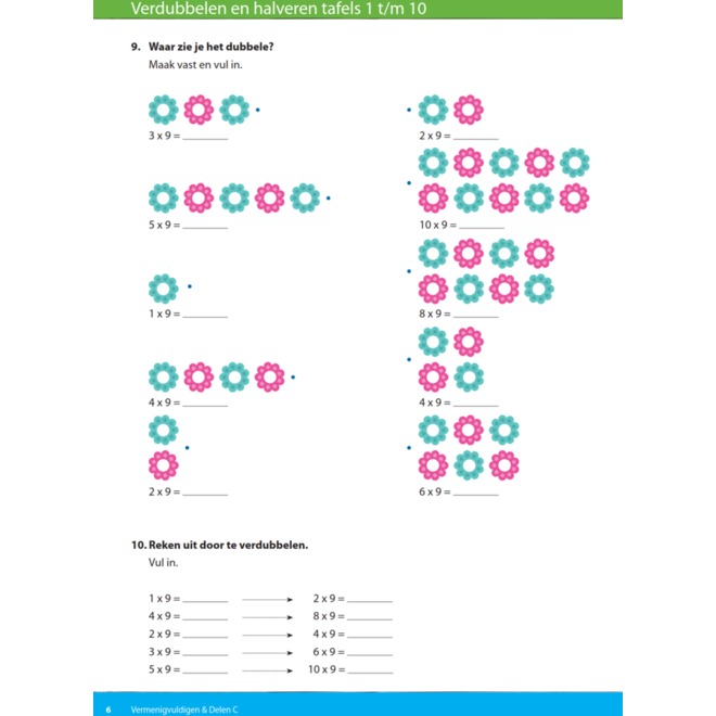 Kerndoeltrainer Vermenigvuldigen & Delen C (5 stuks)