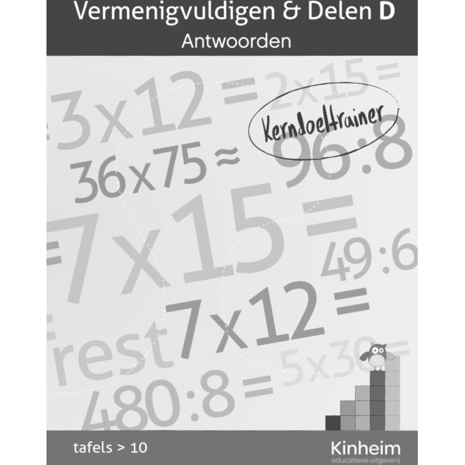 Kerndoeltrainer Vermenigvuldigen & Delen D antwoorden