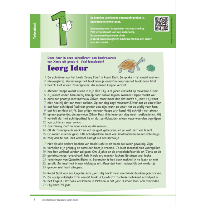Kerndoeltrainer Begrijpend Lezen C (5 stuks)