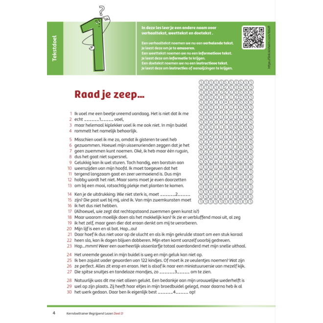 Kerndoeltrainer Begrijpend Lezen D (5 stuks)