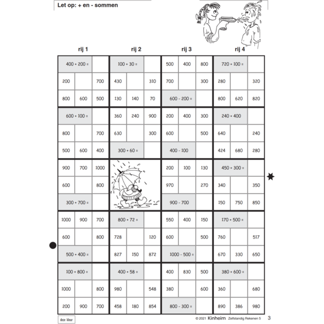 Zelfstandig rekenen 5 werkboek (5 stuks)