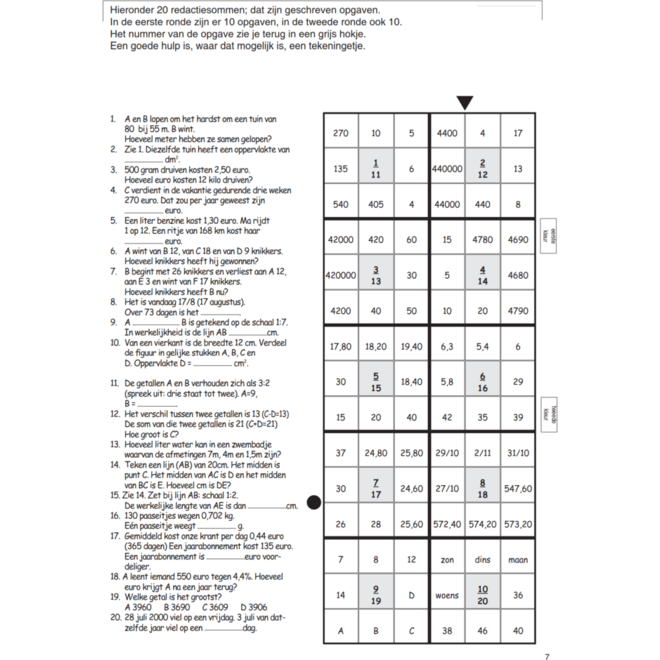 Zelfstandig rekenen 8 werkboek (5 stuks)