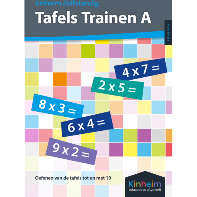 Zelfstandig tafels trainen A (5 stuks)