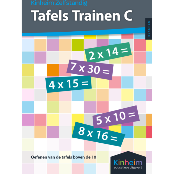 Zelfstandig tafels trainen C (5 stuks)