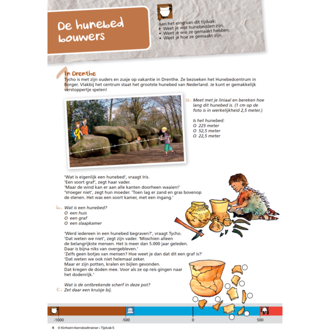 Kerndoeltrainer Tijdvak werkboek groep 5 (5 stuks)