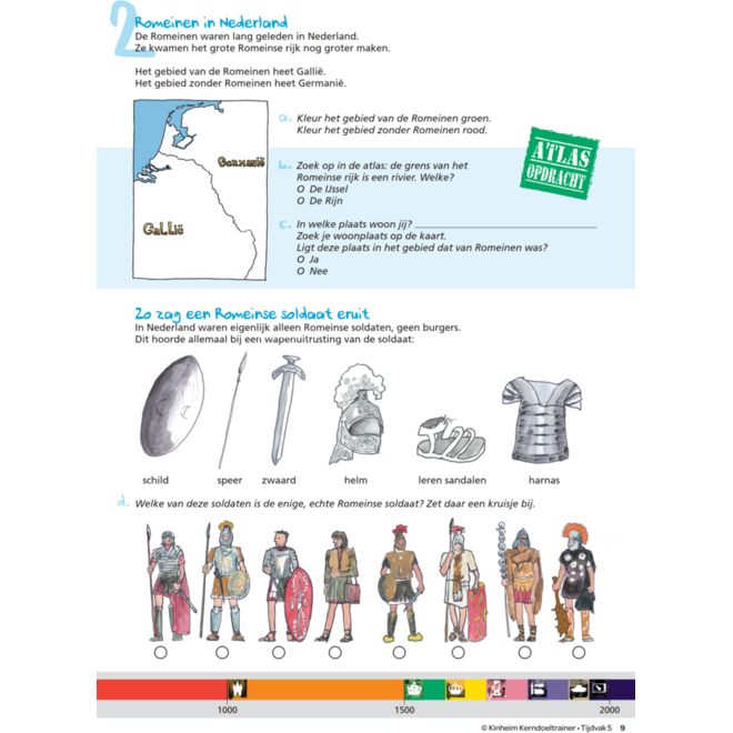 Kerndoeltrainer Tijdvak werkboek groep 5 (5 stuks)