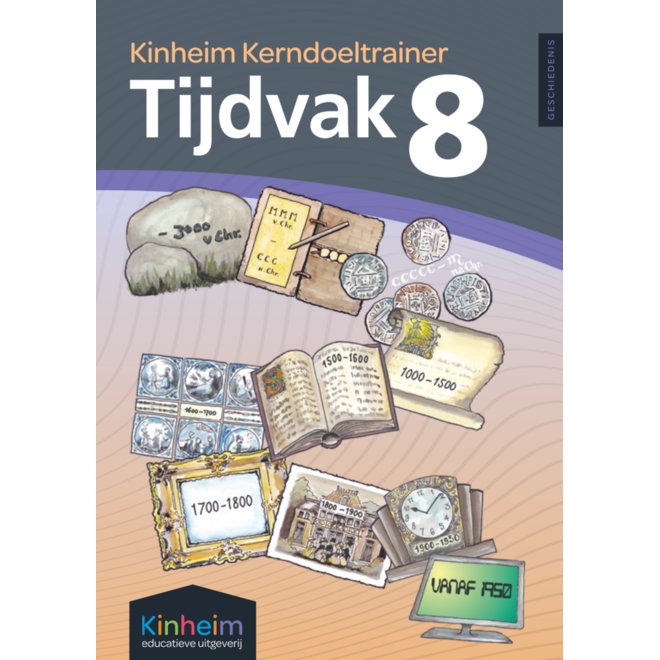 Kerndoeltrainer Tijdvak werkboek groep 8 (5 stuks)