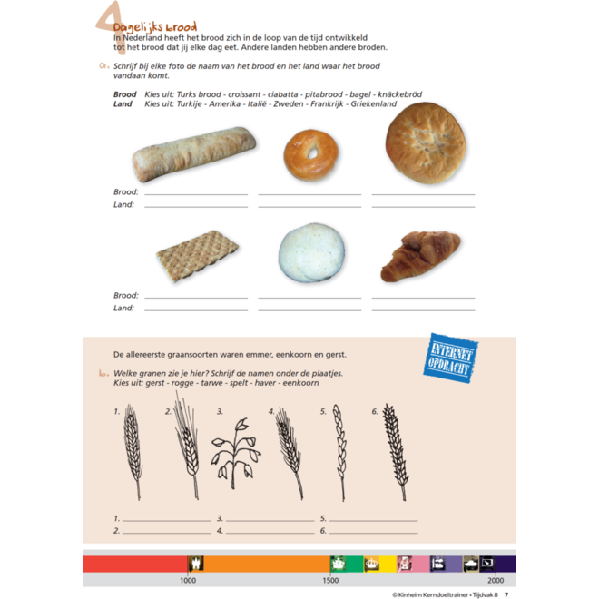 Kerndoeltrainer Tijdvak werkboek groep 8 (5 stuks)