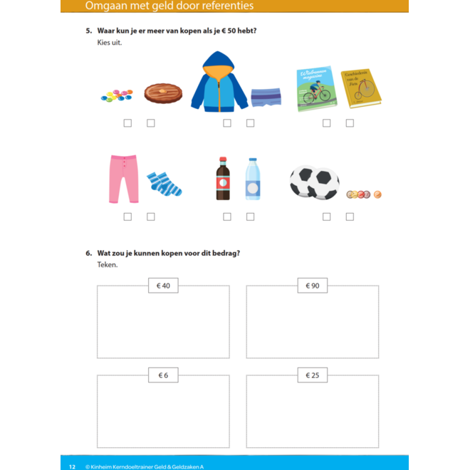 Kerndoeltrainer Geld & Geldzaken A (5 stuks)
