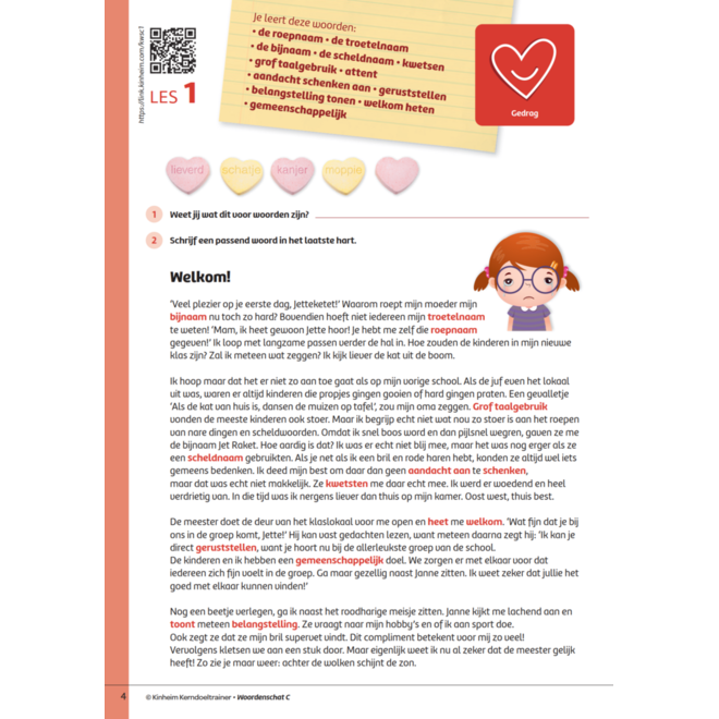 Kerndoeltrainer Woordenschat C (5 stuks)