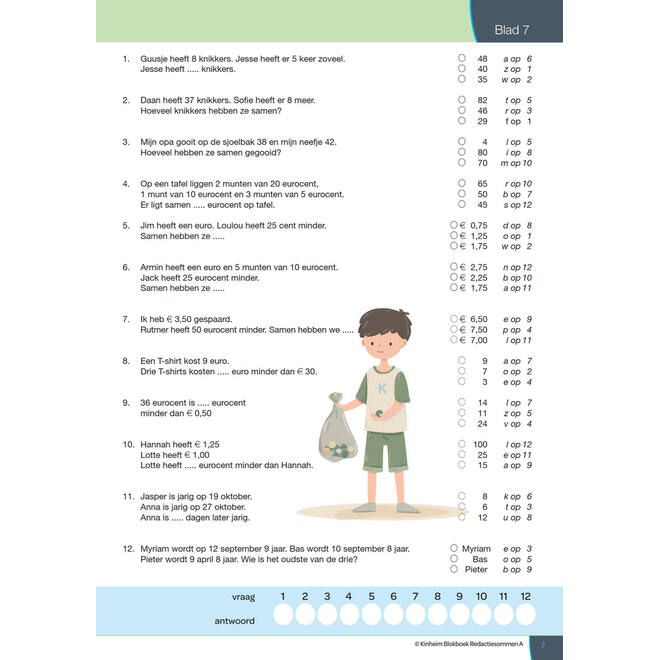 Blokboek redactiesommen A groep 5