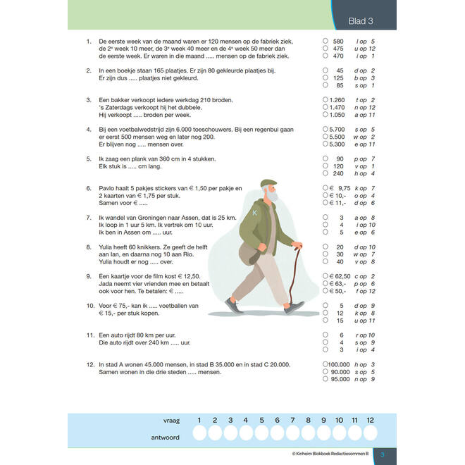 Blokboek redactiesommen B groep 6